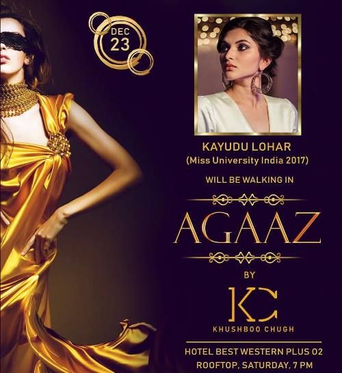 Kayadu Lohar at Fashion Show Agaaz in Best Western Plus Hotel