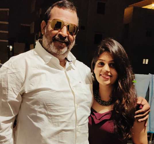 Bandhavi Sridhar with her Father