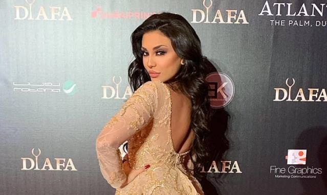 Hiba Dagher at Distinctive International Arab Festivals Awards Show