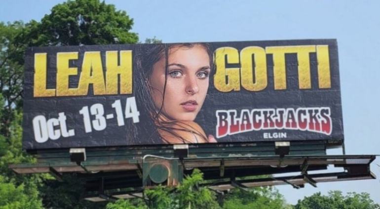 Leah Gotti on Billboard in Illinois