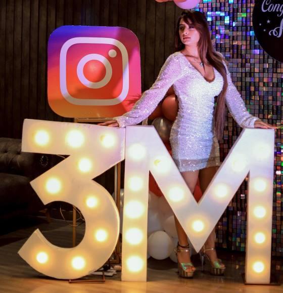 Ankita Dave Celebrating Instagram Achievement of 3 Million Followers