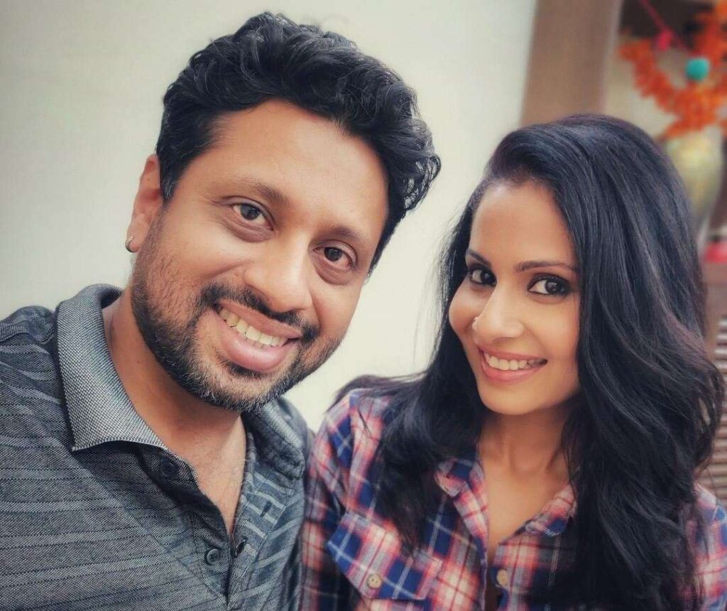 Chhavi Mittal with her husband