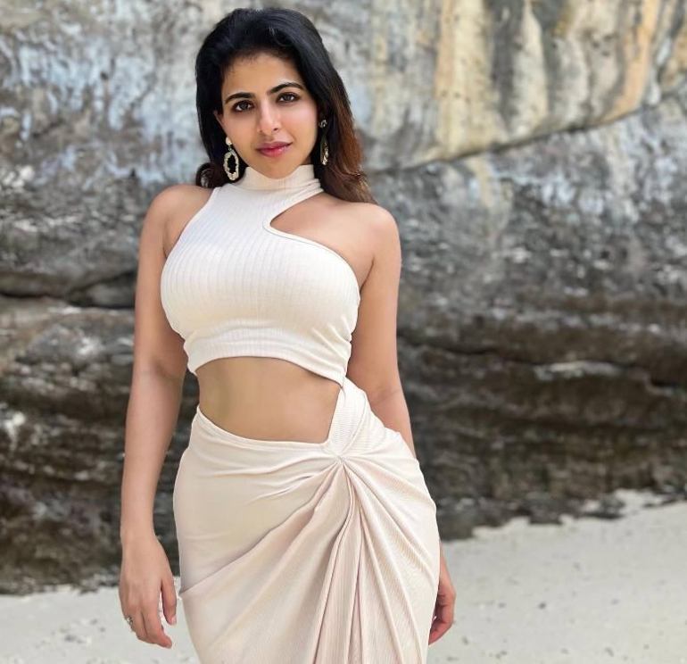 Iswarya Menon on Beach