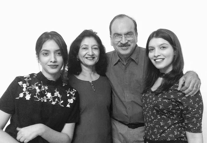 Sonakshi Batra with her Family